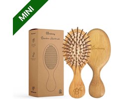 Bamboozy Bamboe Reis Haarborstel Mini Klein plasticvrij biologisch zero waste milieuvriendelijk