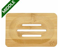 Bamboozy Shampoo Bar Zeepbak M voor 1-2 Shampoo Bars - Conditioner Bar Body Bar Shampoobar - Bamboe Bakje Zeephouder - Zero Waste