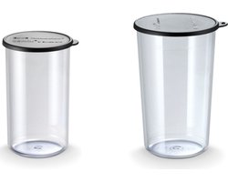 Bamix bekerset met deksel 600ml + 400ml voor mixer