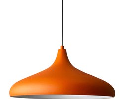 Bamyum Champion Oranje Hanglampen Metalen 1xE27 Fitting Ø 35 cm Pendellamp Voor Binnen Binnenkleur is Wit