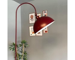Bamyum Gorkiede Vloerlamp Metaal, Bordeaux Vloerlamp