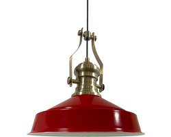 Bamyum Hanglamp Vintage, Rood Grote Lamp
