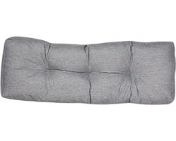 Bananair - Palletkussen - Tuinkussen voor Palletbank - Rugkussen - 120x40x15 cm - Grijze