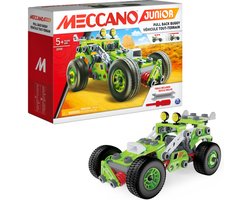 Bandai - Meccano Junior My Retro Friction Car - 138-delige bouwset, retro frictiemotor, gereedschap, handleiding - Auto Assembly Activity Kit - Kinderspeelgoed 8 jaar en + - APM19102