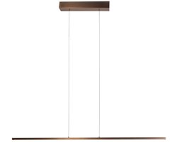 Bande 3995BR hanglamp - bronzen, 150cm, hoogte instelbaar, met dimmers - Steinhauer