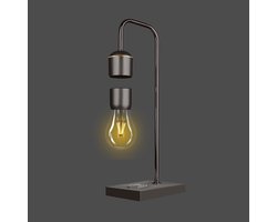 BandiO - Tafellamp - Tafellamp slaapkamer - Tafellampen- Tafellamp zwart - Tafel lamp - Magnetische tafellamp - Zwevende Magnetische Magische Lamp