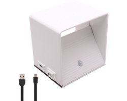 BandiO Wandlamp - Binnen - Oplaadbaar - Draadloos - 2700K - Met sensor - Wit