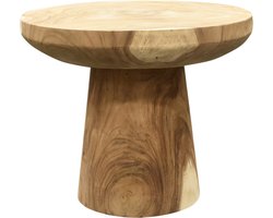 Bandung boomstam diningtafel 90x90xH75 cm