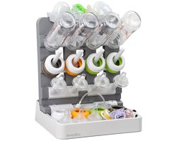 Bangosa Flessen Droogrek Baby – Flessendroogrek – Droogrek voor Flessen – Droogrek Flesjes – Afdruiprek Flessen – Groot