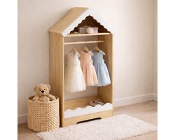 Baninni Kledingkast Cloudy Wit - Hout