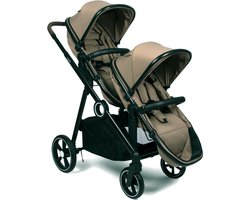 Baninni Luiz XL Duo Kinderwagen Taupe – Innovatieve Oplossing met Extra Ruime, Convertibele Zitjes van Geboorte tot 22 kg