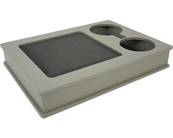 bank, bed, tv en schoot lade tafel voor eten met EVA Base en 2 bekerhouders. afstandsbediening en mobiele telefoon houder. Arm Rest Organizer. (Fendy)