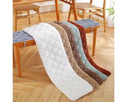 Bank kussen - Zitkussen buiten - Terras meubels - Dubbel antislip - 30 x 150 cm - Messing