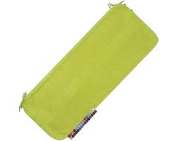 Bank Kussenhoezen - Vervangbare Kussenslopen - Meubels Vernieuwen - Anti-slip Onderkant - 165x30x5cm - Geelgroen