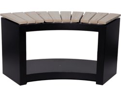Bank met houtopslag gebogen Esschert Design