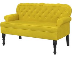 Bank met rugleuning - Halbank Wachtbank - Gezellige Zithoek Creëren - Zacht Fluweel - 1195 x 645 x 75 cm