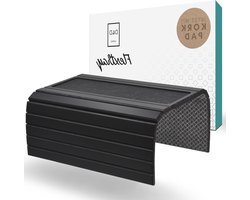 Bank Tafel - Armsteun Tray - Drankjes Plaatsen - Anti-slip Kurk - 47x34cm - Zwart