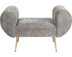 Bank Trono fluweel grijs Kare Design