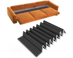 bank voor doorhangende zitting, 167,5 x 43 cm, opvouwbaar, kussen, steunplank met Oxford-oppervlak, steunplanken van hout, voor de meeste 3-zitsbanken (zwart)