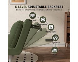 Bankbed – Slaapbank – Bedbank – Sofa Bed – Logeerbed – Corduroy Bekleding – Inklapbaar Compact Formaat 60x77x50 cm