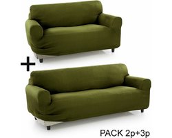 Bankbedekking Sofakover Pocket Duo Romeo 2 Stuks - Groen