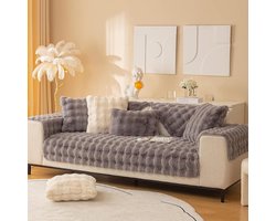 Bankbeschermer - Zetelhoes - Anti-Rutsch En Universel Pasvorm 1 Stuk - Voor Woonkamer - Grijs