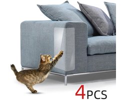 Bankbescherming-Tegen Krabben-Zelfklevend Transparant-17 mm Dik-4 Stuks-Krabpaal Alternatief-Voor Meubels