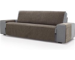 Bankhoes 4-zits 190 x 220 cm - Sofa Overtrek Suède Zacht - Made in Spain hoekbank overtrek