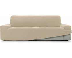 Bankhoes Beige Niagara Sofaskins | Bankhoes 3 Zitsbanken 180 - 230 cm | Stretch Zetelhoes | Bank beschermer | Bankbeschermer voor Honden en Katten