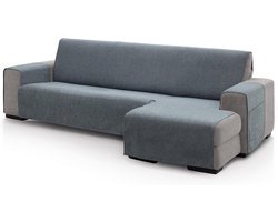 Bankhoes Chaise Longue - Hoekbank Beschermer - Meubels Beschermen - Gemaakt van Gerecycled Materiaal - 240 cm - Donkergrijs