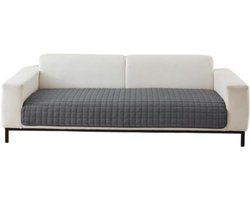 Bankhoes - Hoekbankhoes - Flanellen bankhoes - Winterbankhoes - Bankkussenhoes - Hoekbankhoes voor 1/2/3/4 personen - L-vormige bankhoes - Grijs - 70 x 70 cm