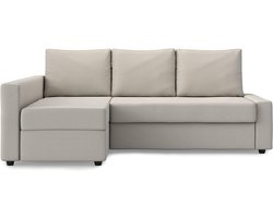 Bankhoes IKEA Friheten - Bankovertrek Hoes - Bank Beschermen - Linker/Rechter Chaise - 230 x 68/151 x 66 cm - Parelbeige