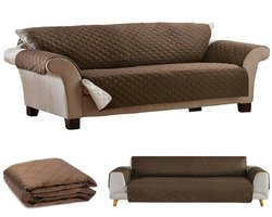 Bankhoes | Sofa cover | Meubelhoes | Bankhoes | Bankbeschermer | Deken Plaid Grand Foulard | Beschermt de Bank tegen Honden | en Kattenharen | Dierenkleed | 240 x 165 cm
