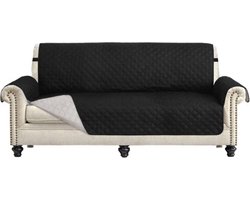 Bankhoes | Sofa Cover | Meubelhoes voor Bank | Bank Beschermer Zwart | 2-zits en 3-zits | WeHome