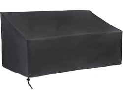 Bankhoes Tuinmeubelen - Waterdichte Beschermhoes - Meubels Beschermen - Sterke Oxford Stof - Tot 190 cm - Zwart