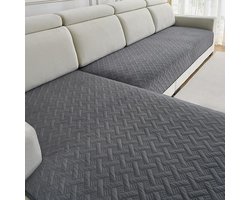Bankhoes Waterdicht - Bankdeken Beschermhoes - Bank Beschermen - Krasbestendig Flanel - 90 x 160 cm - Grijs