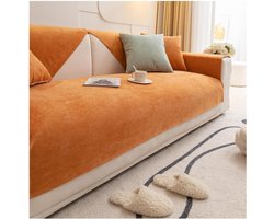 Bankhoes Waterdicht - Sofahoezen Beschermhoes - Bank Beschermen - Antislip Achterkant - 70x150cm - Oranje