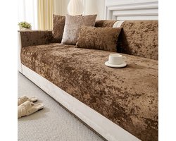 Bankhoezen -Luxe Bankhoes - Meubelhoes | Bankhoes | Bankbeschermer -Beschermt de Bank tegen Honden | en Kattenharen | Dierenkleed | Koffie kleur 70x120cm