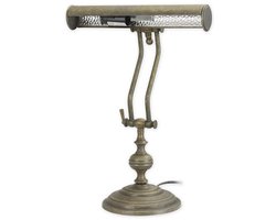 Bankierslamp - Klassiek messing - Tafellamp - 41,6 cm hoog