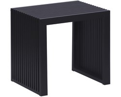 Bankje bamboe - 43x45x33 cm - zwart