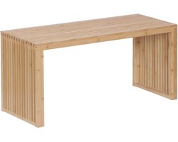 Bankje bamboe - 43x90x33 cm - natuur
