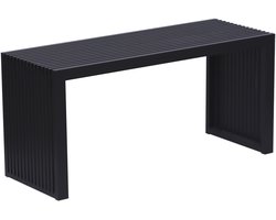 Bankje bamboe - 43x90x33 cm - zwart