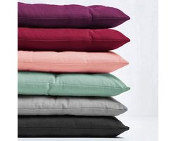 Bankkussen Buiten - Tuinkussen Zitkussen - Comfortabel Zitten - 8 cm Dikke Vulling - 160 x 50 cm - Bruin