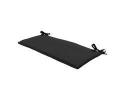 Bankkussen ca.(120)110x48cm Black canvas eco+