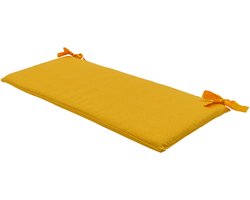 Bankkussen ca.(120)110x48cm Gold canvas eco+