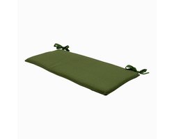 Bankkussen ca.(120)110x48cm Moss green canvas eco+
