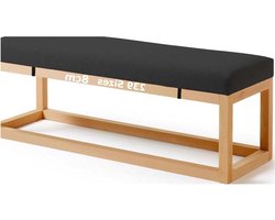Bankkussen Tuinbank Kussen Zitkussen Buiten Bureaustoel Tuinkussens Bank Tuinkussen Matras Voor Ligbed Twin Size Tuinbankkussen Dikkere Zitkussens Rond Rechthoek Vierkant(Zwart,60x175 cm)