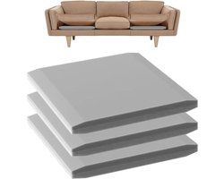 Bankkussen voor doorgezakte zitting - Sofa reparatieschuim - Hoge dichtheid steunkussens - Bankreparatie - Vervanging banken Loveseat - 50 x 50 x 5 cm