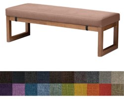 Bankkussen Zitkussen voor Bank - Comfortabel en veelzijdig - 1 stuk - Bruin - 140x40x5 cm