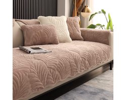 Bankovertrek, bankbeschermer hond/kat, warme superzachte korte pluche fleece deken voor bank/bankovertrek/sofa-overtrek 1 2 3-zits, L-vormige, U-vormige hoekbank (90 x 90 cm)